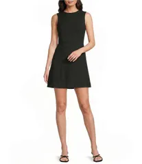 スパンク レディース トップス ワンピース クルーネック ミニ ノースリーブ SPANXR WellSuited Stretch Woven Crew Neck Sleeveless Mini Dreのサムネイル