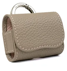 新品 HanaRo AirPodsPro用 Pro2 用 Pro3 用 AirPods3 用 ケース 本革 シュリンクレザー エアーポッズ カバー イヤホン ｸﾞﾚｰ×ﾋﾟﾝｸ