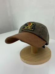 ポロラルフローレン インディアンヘッド ラムスキン バイザー 4パネル ロングビルキャップ ベースボールキャップ 帽子