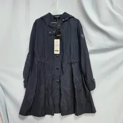 エンポリオアルマーニ フード ロング コート ネイビー 38