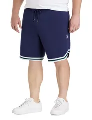 サイコバニー メンズ ボトムス ハーフパンツ・ショーツ トール ショートパンツ Psycho Bunny Big Tall Basil Taped PullOn Shorts Evening Blueのサムネイル