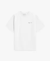 新品 [agnes b.] [アニエスべー] ロゴ Tシャツ JEJ3 TS メンズ 3(XL) ホワイト