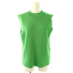 ビアッジョブルー Viaggio Blu ルシンダノースリプルオーバー ニット ベスト L グリーン ハイネック/OK■OS