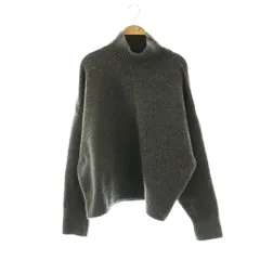 ザラ ZARA ソフトプレーン ニットセーター ハイネック L グレー /DF ■OS