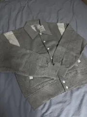 トラベル スカウト スタジャン スウェット ジャケット グレー XL