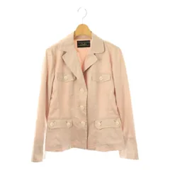 レリアン Leilian テーラードジャケット シングル 9 ピンク /DF ■OS