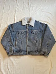 90s Levis リーバイス 70609-4891 デニムボアジャケット ブルー USA製 M表記