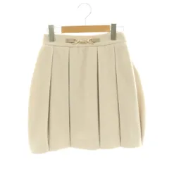 スナイデル SNIDEL ボックスプリーツミニスカート 0 アイボリー /AG ■OS ■SH