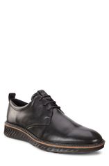 エコー メンズ シューズ オックスフォード ダービー ECCO ST1 Hybrid Plain Toe Derby Black Leather ブラック