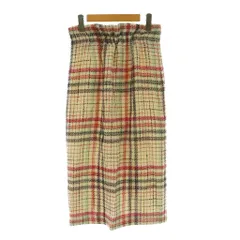 ミラオーウェン Mila Owen サマーツイードロングスカート タイト 1 マルチカラー 白 ホワイト 黒 ブラック /SS ■OS