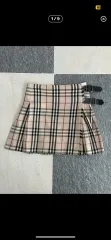 バーバリー チェック バックル ミニ ラップスカート