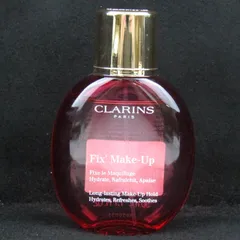 クラランス フィックスメイクアップ アフターメイクアップローション 50ml 若干使用 コスメ レディース CLARINS 【中古】
