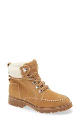 ラグアンドボーン レディース シューズ ブーツ・レインブーツ レース rag bone Cameron Genuine Shearling Weatherproof Laceup Boot Caramのサムネイル
