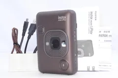 【動作確認済み】FUJIFILM instax mini LiPlay ブロンズ チェキ インスタントカメラ/スマホプリンター