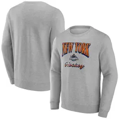 ファナティクス メンズ アウター パーカー・スウェット シャツ フリース Mens Fanatics Gray New York Islanders Lighthe Candle Fleece Pullover Sweatshirt Gray グレー