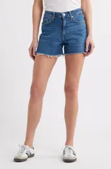 マーヴィ ジーンズ レディース ボトムス デニムパンツ ハイウエスト ショートパンツ Mavi Jeans Heidi High Waist Relaxedenim Cutoff Shorts Indigo インディゴ