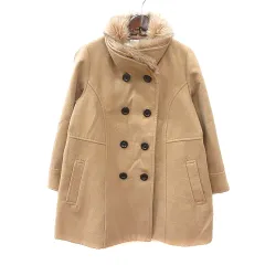 オゾック OZOC コート ダブル 総裏地 フェイクファー 36 S ベージュ /MN