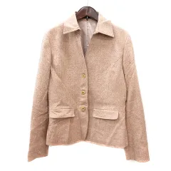 ニューヨーカー NEWYORKER ステンカラージャケット シングル 総裏地 カシミヤ混 11AR L ベージュ /MN