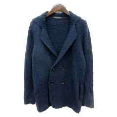 トゥモローランド トリコ TOMORROWLAND tricot カーディガン ニット ウール アンゴラ混 M 紺 ネイビー /MN