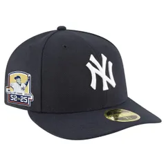 ニューエラ メンズ アクセサリー 帽子 Mens New Era CC Sabathia Navy New York Yankees 2025 National Baseball Hall ofame 59FIFTY Low Profile Fitted Ha
