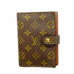 【6cd5491】ルイヴィトン 手帳カバー モノグラム アジェンダPM R20005 ブラウン【中古】メンズ レディース ユニセックス