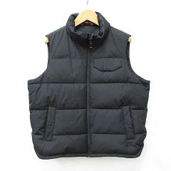 90s Woolrich ダウン ベスト M ブラック ウールリッチ アウトドア