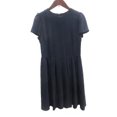 ジルバイジルスチュアート JILL by JILLSTUART ワンピース ひざ丈 半袖 S 紺 ネイビー /AU