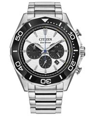 [Free Shipping] Citizen Men's Endeavor Chronograph Silver Tone Stainless Steel Bracelet Watch 43mm