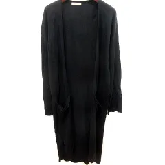 ローズバッド ROSE BUD カーディガン ニット 長袖 ロング F 黒 ブラック /RT