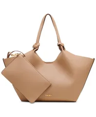 【送料無料】 ダナ キャラン ニューヨーク レディース トートバッグ バッグ Paula Commuter Medium Tote Bag Cappucinoのサムネイル