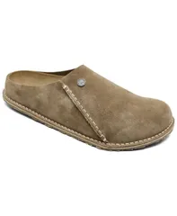 【送料無料】 ビルケンシュトック メンズ スニーカー シューズ Mens Zermatt Premium Suede Leather Clog Slippers from Finish Line Beige