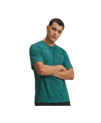【送料無料】 アンダーアーマー メンズ Tシャツ トップス Mens UA Tech Pixelate TShirt Rack Green