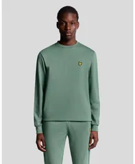 【送料無料】 ライルアンドスコット メンズ ニット・セーター アウター Mens Crew Neck Long Sleeve Fly Fleece Silver pineのサムネイル