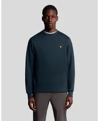 【送料無料】 ライルアンドスコット メンズ ニット・セーター アウター Mens Crew Neck Long Sleeve Fly Fleece Dark navyのサムネイル