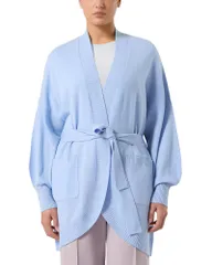 マリナリナルディ レディース アウター カーディガン Marinaldi Mrnelmo Light Blue Cashmere Cardigan Light Blue ブルーのサムネイル