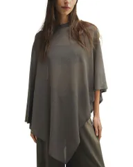 マレーラ レディース アウター ニット・セーター ケープデザイン キャップ ケープ Marella Mlmveloce Cape Sweater Brown ブラウンのサムネイル
