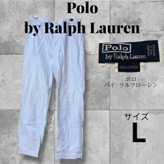 [32]  Polo by Ralph Lauren リネン混 コットンパンツ スラックス サックスブルー W31 W32 日々と古着のサムネイル