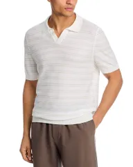 ボス メンズ アウター ニット・セーター ポロシャツ BOSS HNarciso Sweater Polo White ホワイトのサムネイル