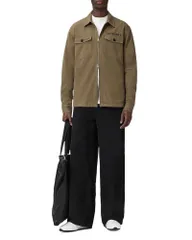 オールセインツ メンズ アウター ジャケット・ブルゾン シャツ ALLSAINTS Orbit Shirt Jacket Cargo Green グリーンのサムネイル