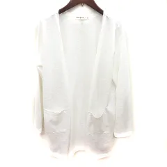 キューティーブロンド Cutie Blonde カーディガン ニット 長袖 L 白 ホワイト /RT