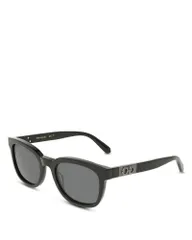 フェラガモ レディース アクセサリー サングラス・アイウェア FERRAGAMO Color Block Temple Rectangular Sunglasses 54mm Black ブラックのサムネイル
