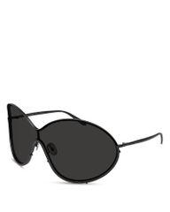 アライア レディース アクセサリー サングラス・アイウェア Alaia Mask Sunglasses 99mm Black ブラック