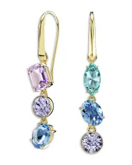 スワロフスキー レディース アクセサリー ピアス・イヤリング アシンメトリー Swarovski Gemasymmetric Drop Earrings MultiGold ゴールド