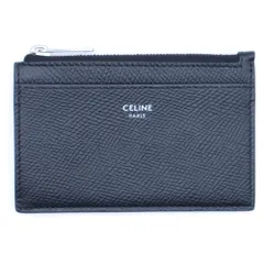 CELINE (セリーヌ) フラグメントケース カードケース コインケース ブラック レザー