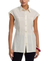 ヘルムート ラング レディース トップス シャツ Helmut Lang Seamed Work Shirt Winter White ホワイトのサムネイル