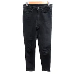 ムルーア MURUA デニムパンツ ジーンズ スキニー S 黒 ブラック /AU