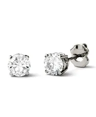 【送料無料】 チャールズ アンド コルバード レディース ピアス・イヤリング アクセサリー Moissanite Stud Earrings 12 ct tw Diamond Equivalent in 14k white or yellow gold Whi