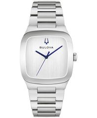 [Free Shipping] Bulova Men's Watch Accessory Mens Latin Grammy Modern Millennia Silver Tone Stainless Steel Bracelet Watch