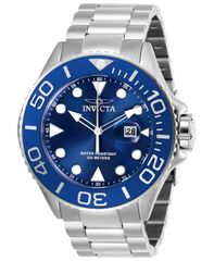 [Free Shipping] Invicta Men's Watch Accessory Mens 28766 Pro Diver Quartz 3 Hand Blue Dial Watch Silver