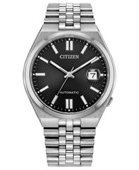 [Free Shipping] Citizen Men's Watch Accessory Mens Tsuyosa 60 SilverTone Stainless Steel Bracelet Watch 40mm Silvertone